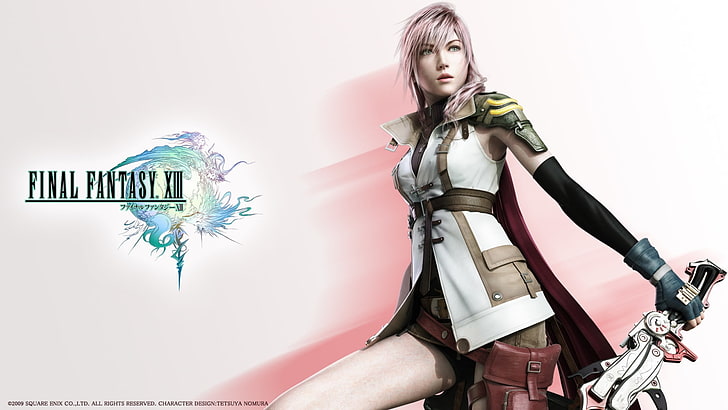 FF XIII FFXIII Lightning Wallpaper Video Games Final Fantasy HD Art