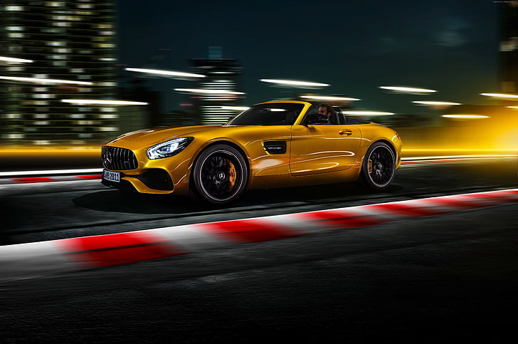 Mercedes Amg Gt Roadster 1080p 2k 4k 5k Hd Wallpapers Free Download Wallpaper Flare