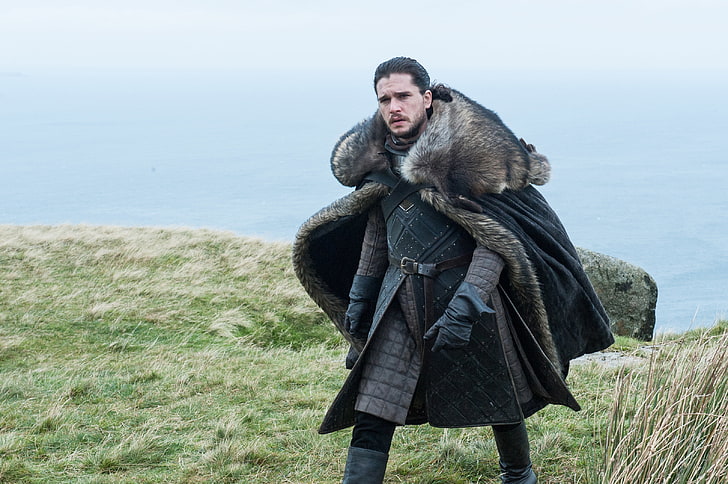 HD wallpaper: Jon Snow Game Of Thrones Season 7 Ep 5, water, grass, warm  clothing | Wallpaper Flare