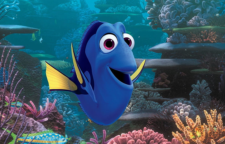 nemo, Pixar, animation, Finding Dory, fish, HD wallpaper