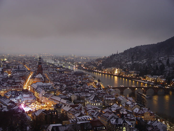 Towns, Heidelberg, HD wallpaper