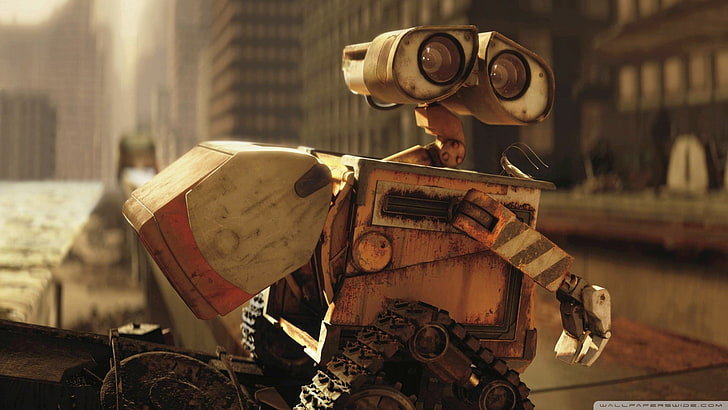 WALL·E, Pixar Animation Studios, Disney Pixar, robot, security, HD wallpaper