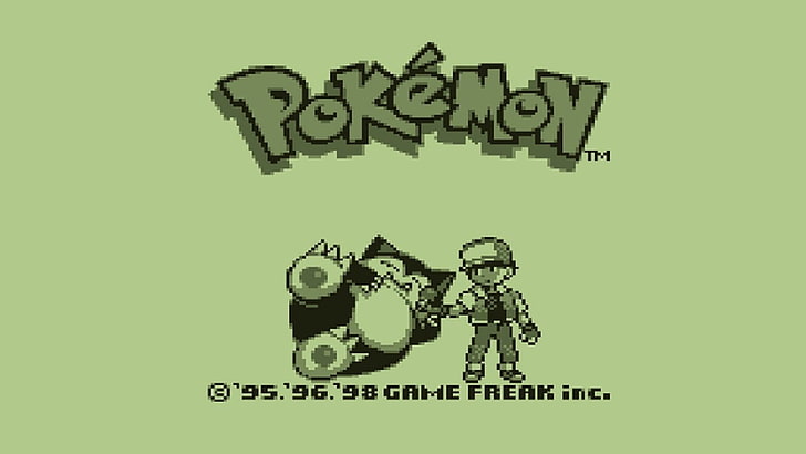 Nintendo Game Boy Pokemon game startup title screen, Pokémon, HD wallpaper