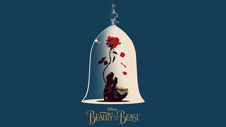 Disney Beauty and the Beast poster, Artwork, HD wallpaper