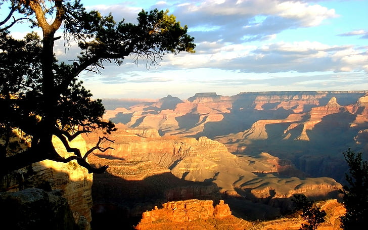 Grand Canyon, landscape, sunlight, nature