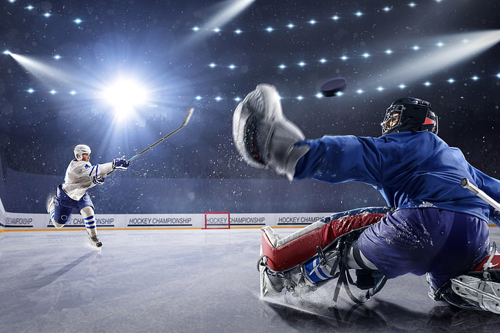 hockey, ice, light, Sports, ice rink, competition, winter sport, HD wallpaper