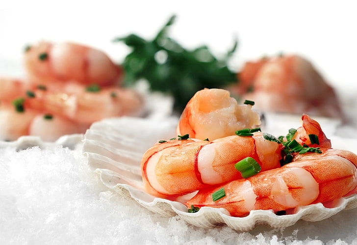 cooked shrimp, food, food and drink, healthy eating, seafood, HD wallpaper