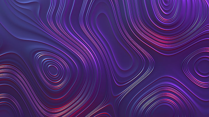 swirls, render, abstract, digital art, shapes, wavy lines, pattern, HD wallpaper