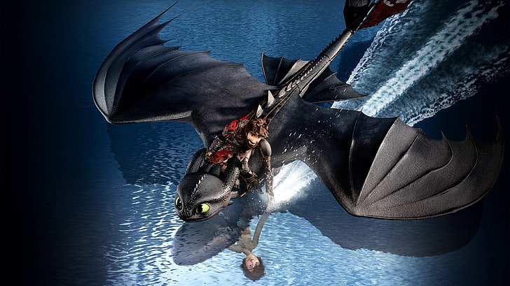 how to train your dragon 3, animated movies, movie scenes, cartoon, HD wallpaper