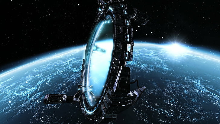 Stargate, Stargate SG-1, space, planet earth, planet - space, HD wallpaper