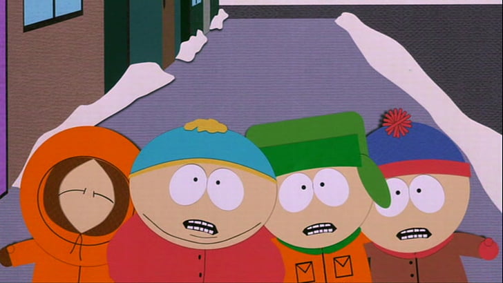 South Park, Eric Cartman, Kenny McCormick, Kyle Broflovski, HD wallpaper