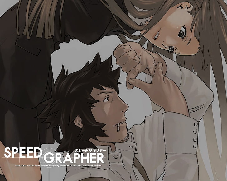 Speed Grapher, Tennouzu Kagura, Tatsumi Saiga, anime, representation, HD wallpaper