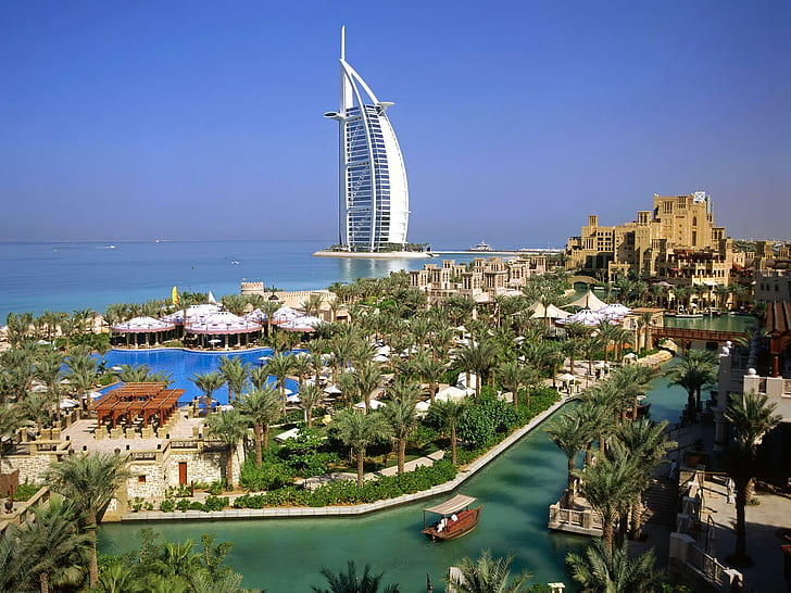 HD wallpaper: Burj Al Arab Hotel Dubai HD, world, travel, travel and world  | Wallpaper Flare