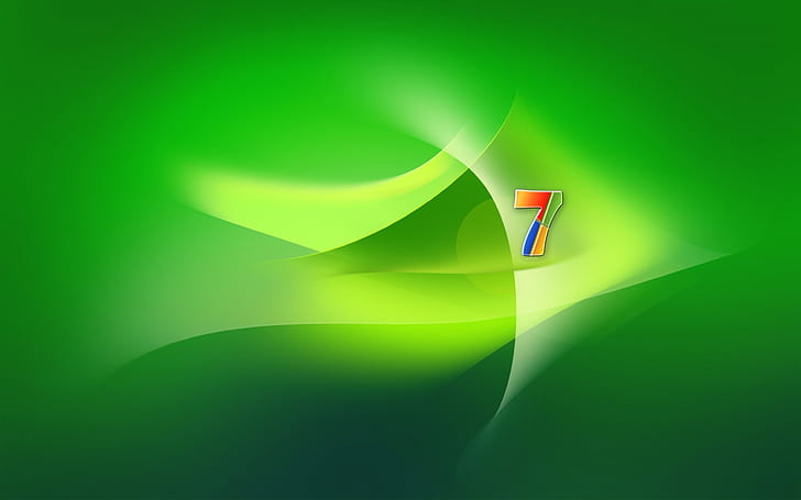 HD wallpaper: Windows 7 green space, Windows7 | Wallpaper Flare