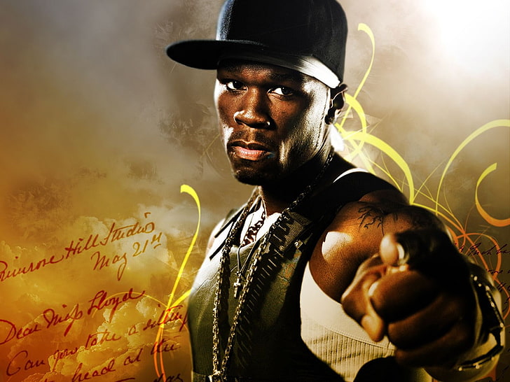 50 cent, young adult, young men, one person, portrait, clothing, HD wallpaper