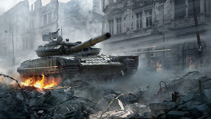 Video Game, War Thunder, T-90, Tank