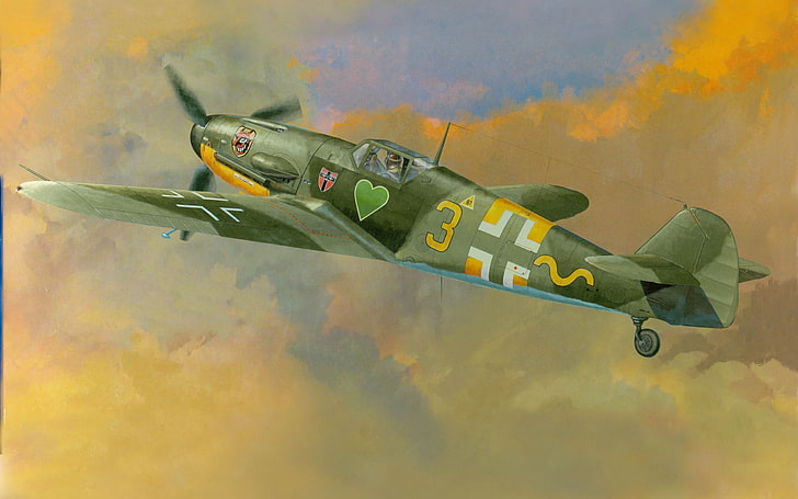World War II, Messerschmitt, Messerschmitt Bf-109, Luftwaffe