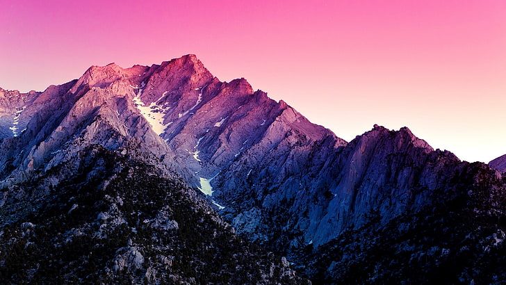 mountain ranges, nature, mountains, mountain Peak, landscape, HD wallpaper