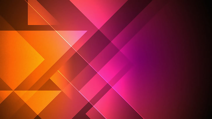 pink and orange illustration, stains, abstract, dark, light, backgrounds, HD wallpaper