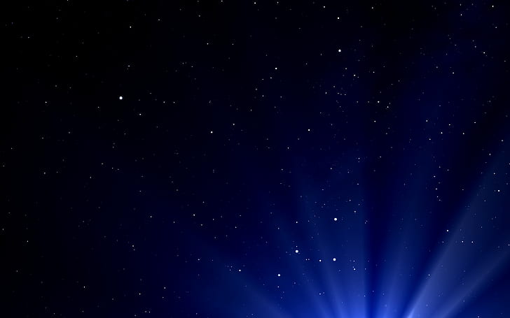 HD wallpaper: Stars, Blue light, Dark, HD | Wallpaper Flare