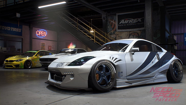Nissan 350Z, NFS, Electronic Arts, Need For Speed, 2017, Need For Speed: Payback, HD wallpaper