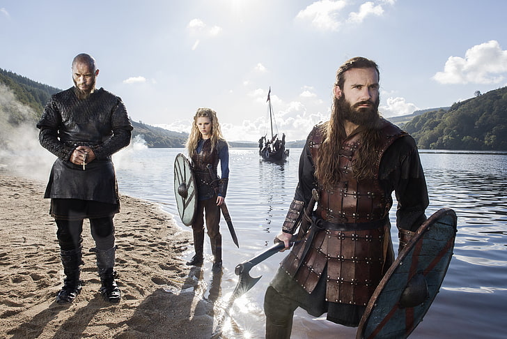 men's brown armor, the series, brother, Vikings, The Vikings, HD wallpaper