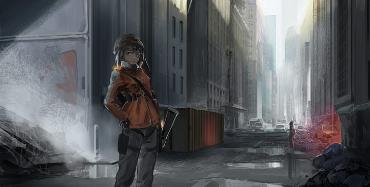 anime, Tom Clancy's The Division, HD wallpaper