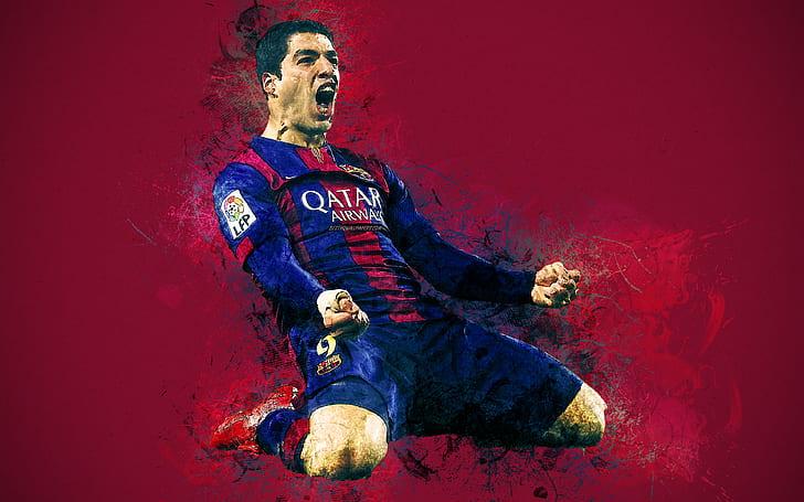 Soccer, Luis Suarez, FC Barcelona, Luis Suárez, Uruguayan, HD wallpaper