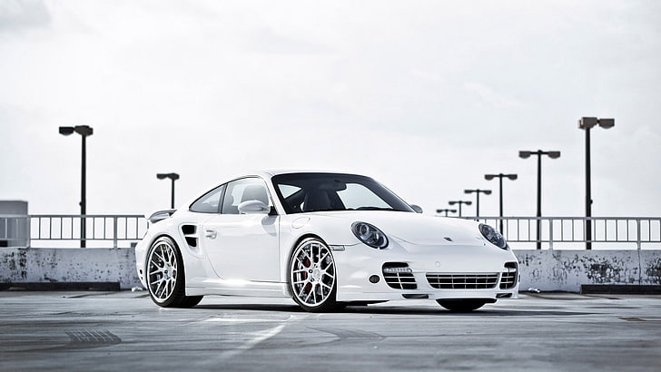 Porsche, Porsche 911, white cars, vehicle, mode of transportation, HD wallpaper