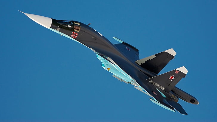 Jet Fighters, Sukhoi Su-35, air vehicle, airplane, flying, military
