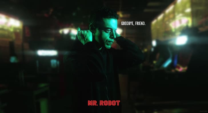 Mr. Robot, fan art, digital art, photoshopped, Elliot (Mr. Robot), HD wallpaper
