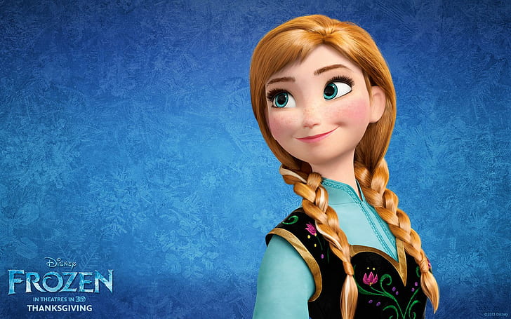 Princess Anna Frozen, disney frozen anna poster, HD wallpaper