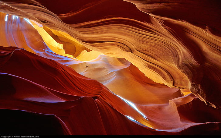 brown and red arizona wave, HD wallpaper