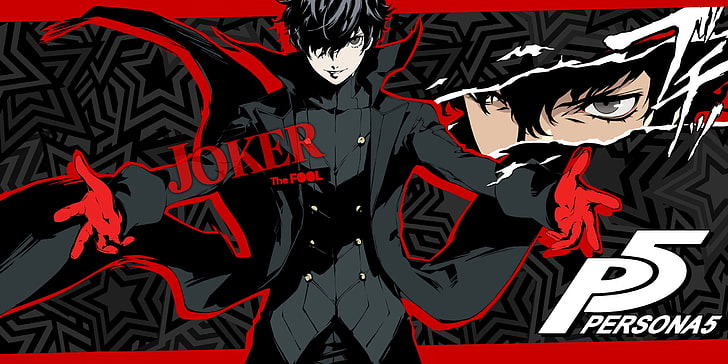Joker cartoon character, Persona 5, Protagonist (Persona 5), Persona series, HD wallpaper