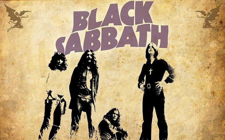 Black Sabbath, black sabbath poster, music, 1920x1200, HD wallpaper