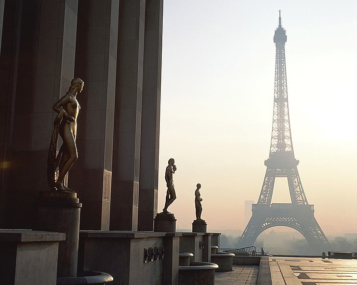 Eiffel Tower, Paris, travel destinations, architecture, built structure, HD wallpaper