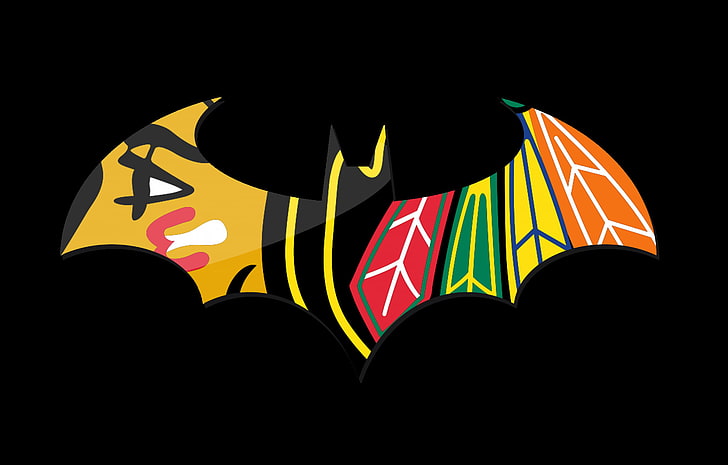 chicago blackhawks theme background images, multi colored, no people, HD wallpaper