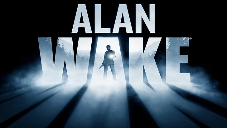 video games, Alan Wake, full length, men, text, one person, HD wallpaper
