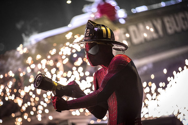 background, helmet, Spider-Man, Andrew Garfield, Peter Parker