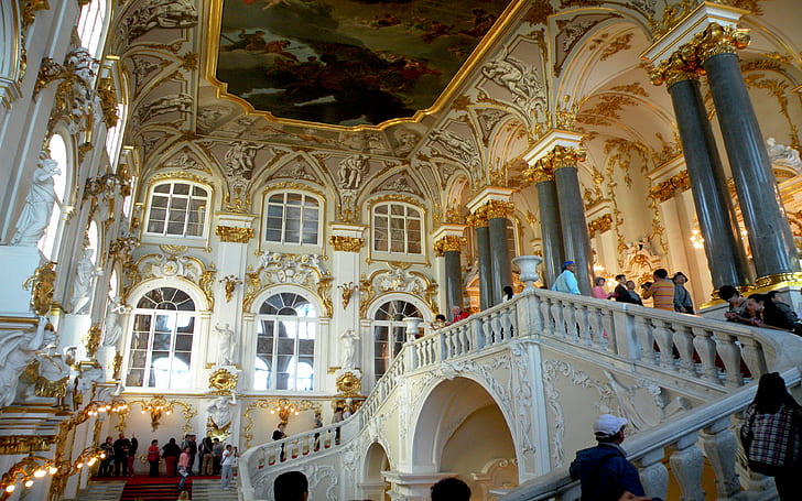 Jordan Staircase Hermitage Museum And Winter Palace, HD wallpaper