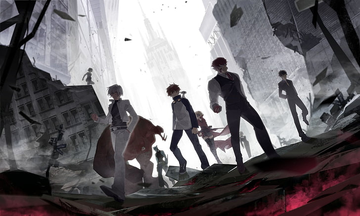 Anime, Blood Blockade Battlefront, Chain Sumeragi, K.K. (Blood Blockade Battlefront), HD wallpaper