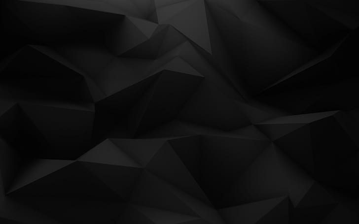 HD wallpaper: minimalism abstract pattern digital art geometry black 3d ...