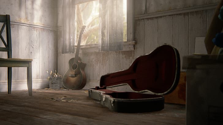 The Last of Us 2, guitar, HD wallpaper