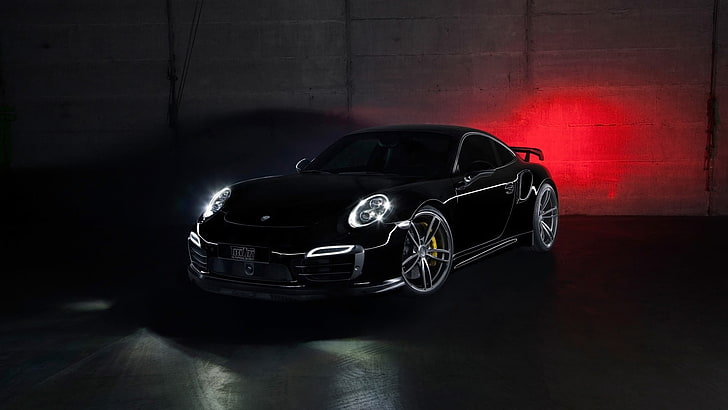 black coupe, car, Porsche, Porsche 911, vehicle, black cars, motor vehicle, HD wallpaper
