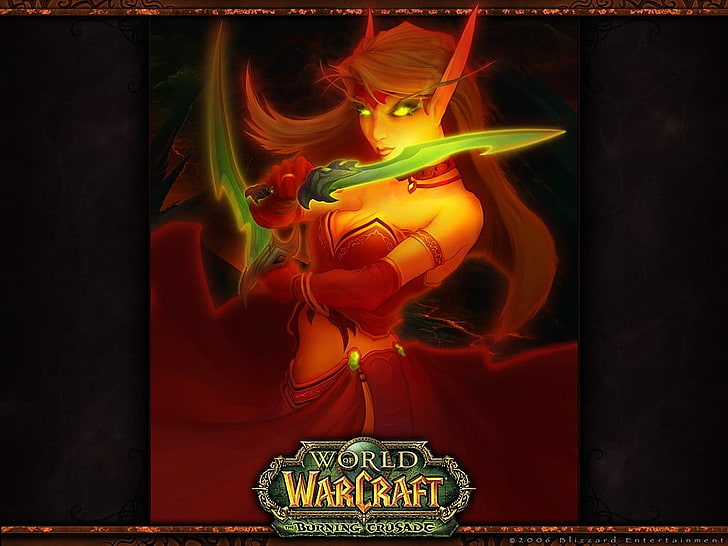 World of Warcraft, World of Warcraft: The Burning Crusade, Blood Elf, HD wallpaper