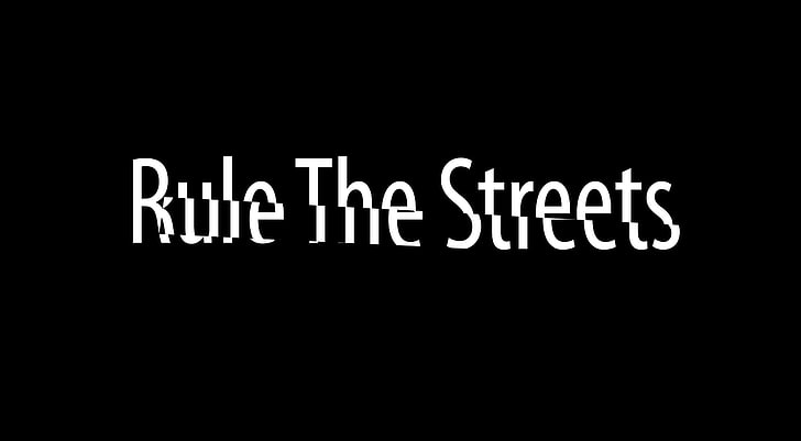 1280x800px Free Download Hd Wallpaper Rule The Street Artistic Typography Text Communication Western Script Wallpaper Flare