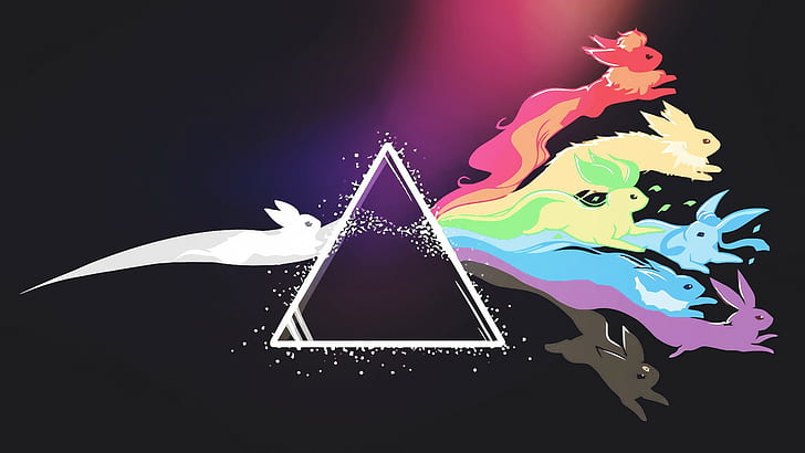 Pink Floyd, creativity, art and craft, multi colored, nature, HD wallpaper