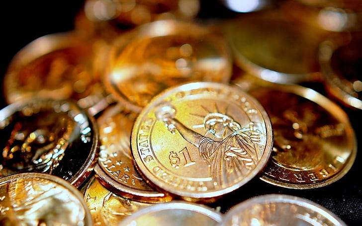 HD wallpaper: coins, money, hourglasses, time, sand, deadline, table ...