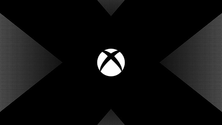 Logo, Minimal, Dark, Xbox One X, 4K, lighting equipment, ceiling, HD wallpaper