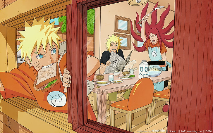 Naruto illustration, anime, Uzumaki Naruto, Naruto Shippuuden, HD wallpaper